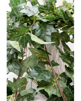 Colgante de hiedra de hojas plastificadas con protección UV 110cm