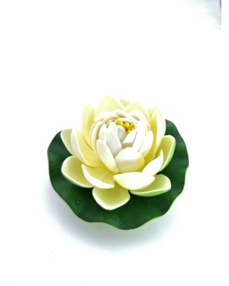 Flor de loto flotante 10 y 18cm diámetro