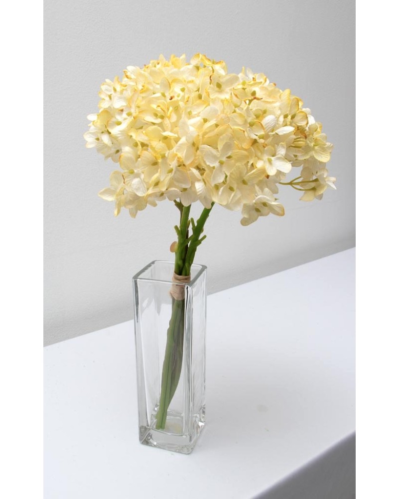 Ramillete de hortensia china 34cm altura soft touch, varios colores