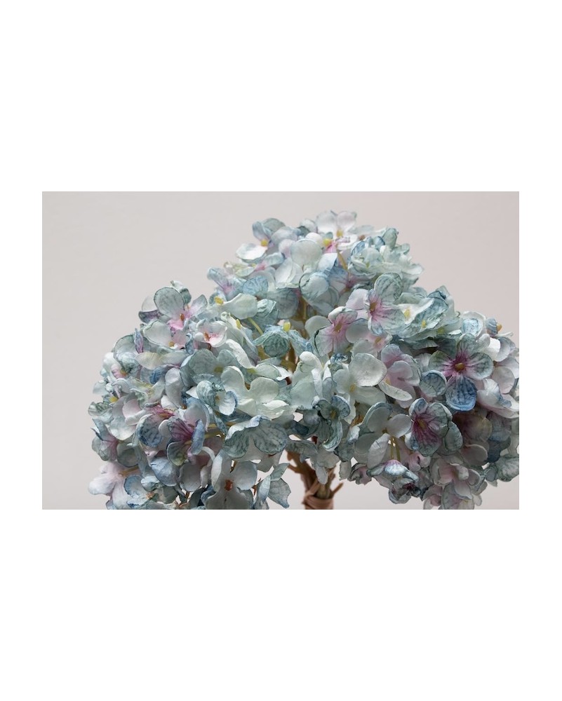 Ramillete de hortensia china 34cm altura soft touch, varios colores