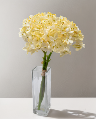 Ramillete de hortensia china 34cm altura soft touch, varios colores
