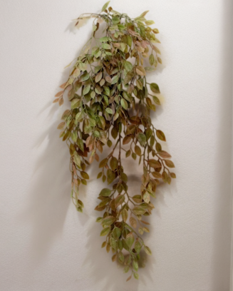 Colgante de hojas 110cm largo, tres colores