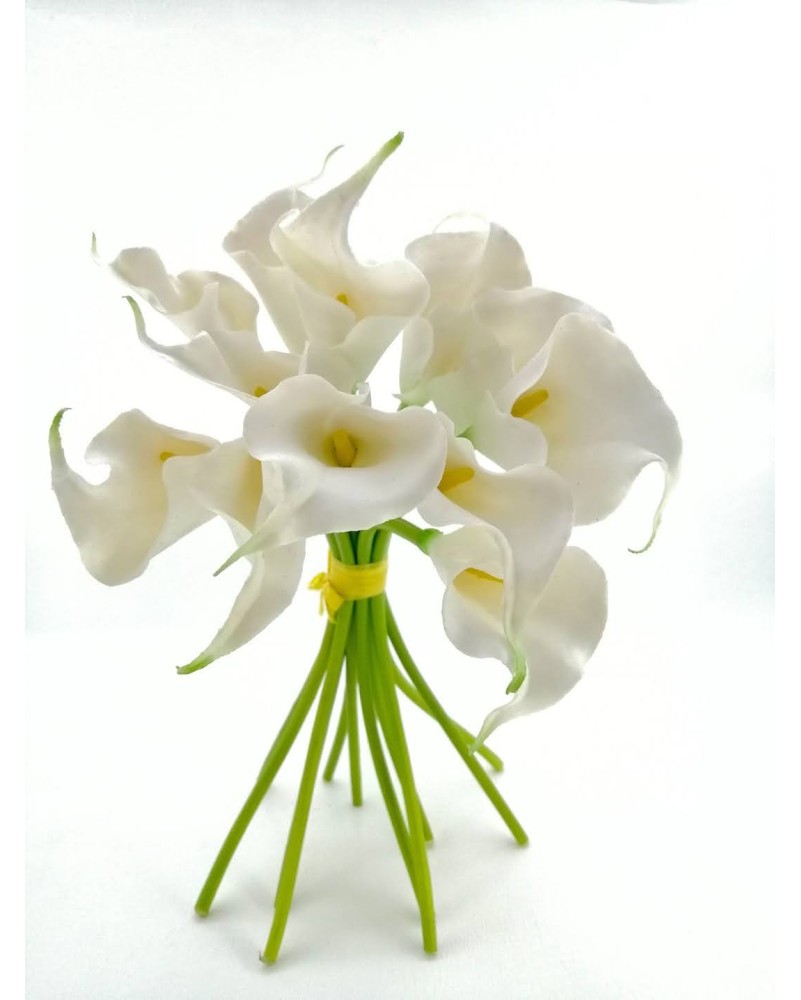 Ramo de calla lily con 12 flores, tres colores