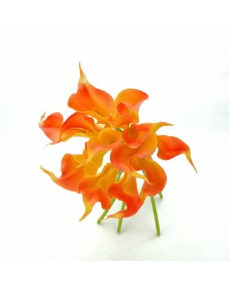 Ramo de calla lily con 12 flores, tres colores