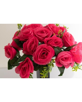Ramo de rosas con 24 flores, varios colores