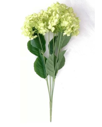 Ramo mini-hortensia x 7 flores de 55cm de largo, varios colores