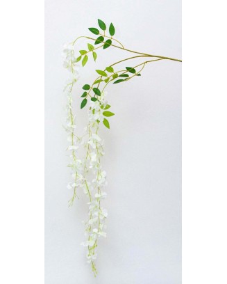 Colgante wisteria blanca 90cm