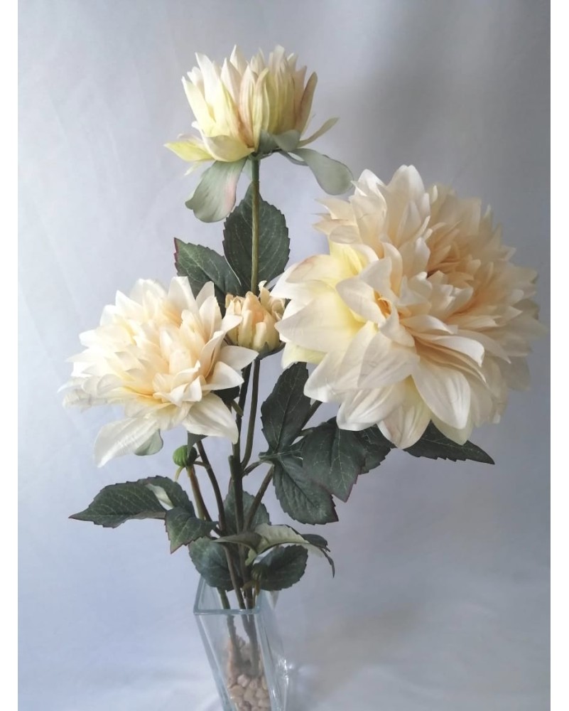 Flores de Dalia Xua 73cms largo, varios colores